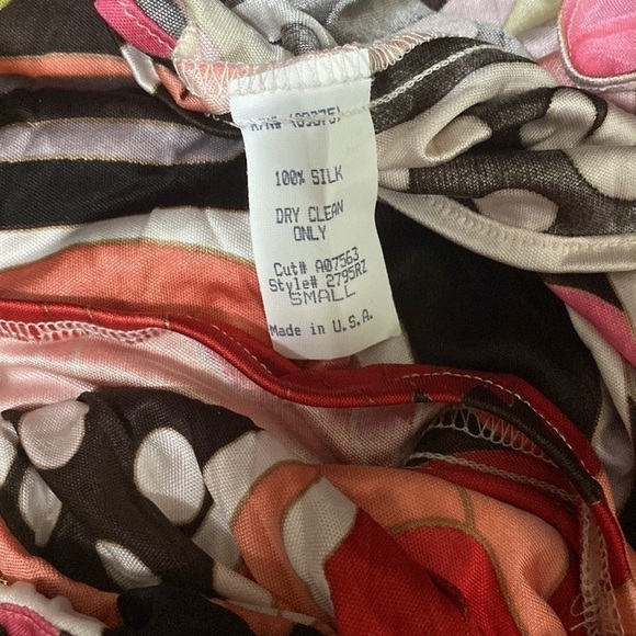 Sky 100% Silk Halter Top Cocktail Dress Size S - Picture 6 of 6